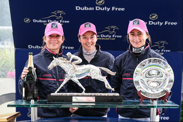 Hayley Turner, Mickaelle Michel and Nicola Currie